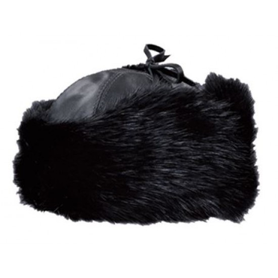 Bilodeau - Canadian RCMP Hat, Black Beaver Fur and Black Leather